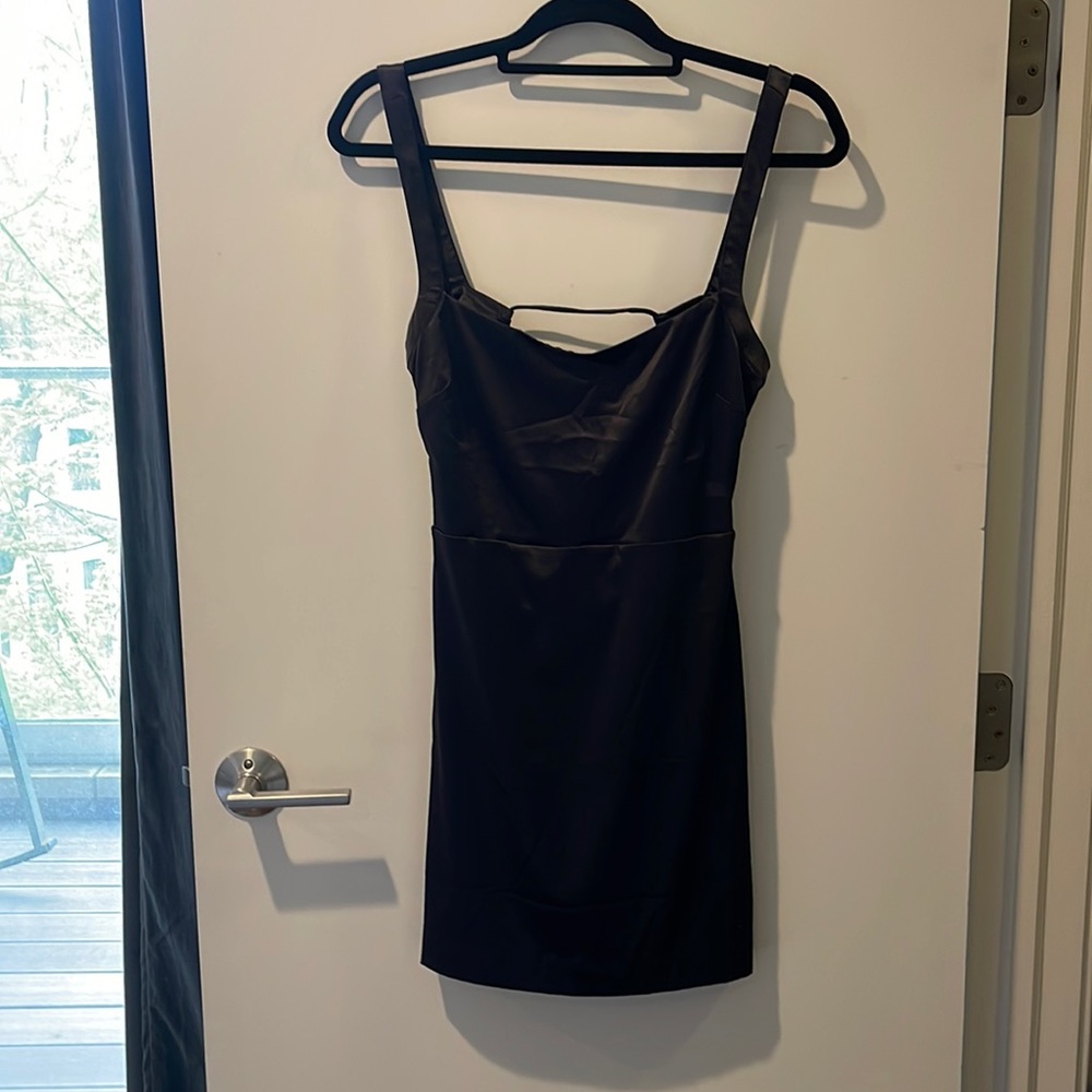 Free People satin effect mini dress